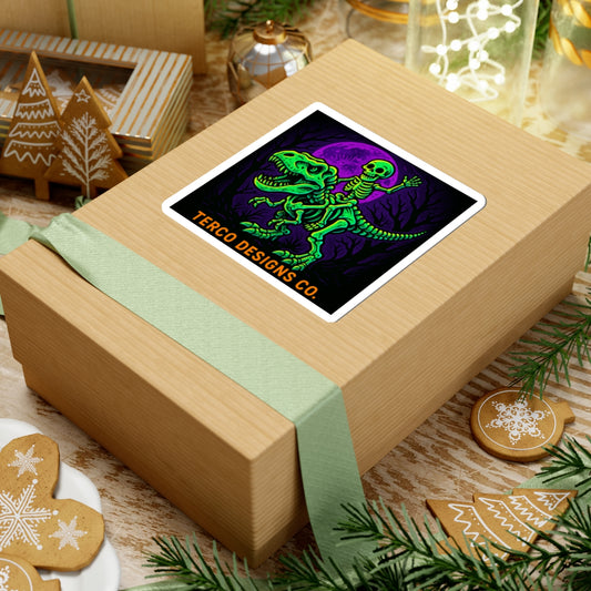 Moonlit Rex Rider Sticker