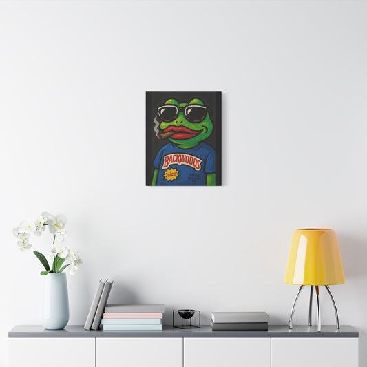Chill Toad Canvas Print