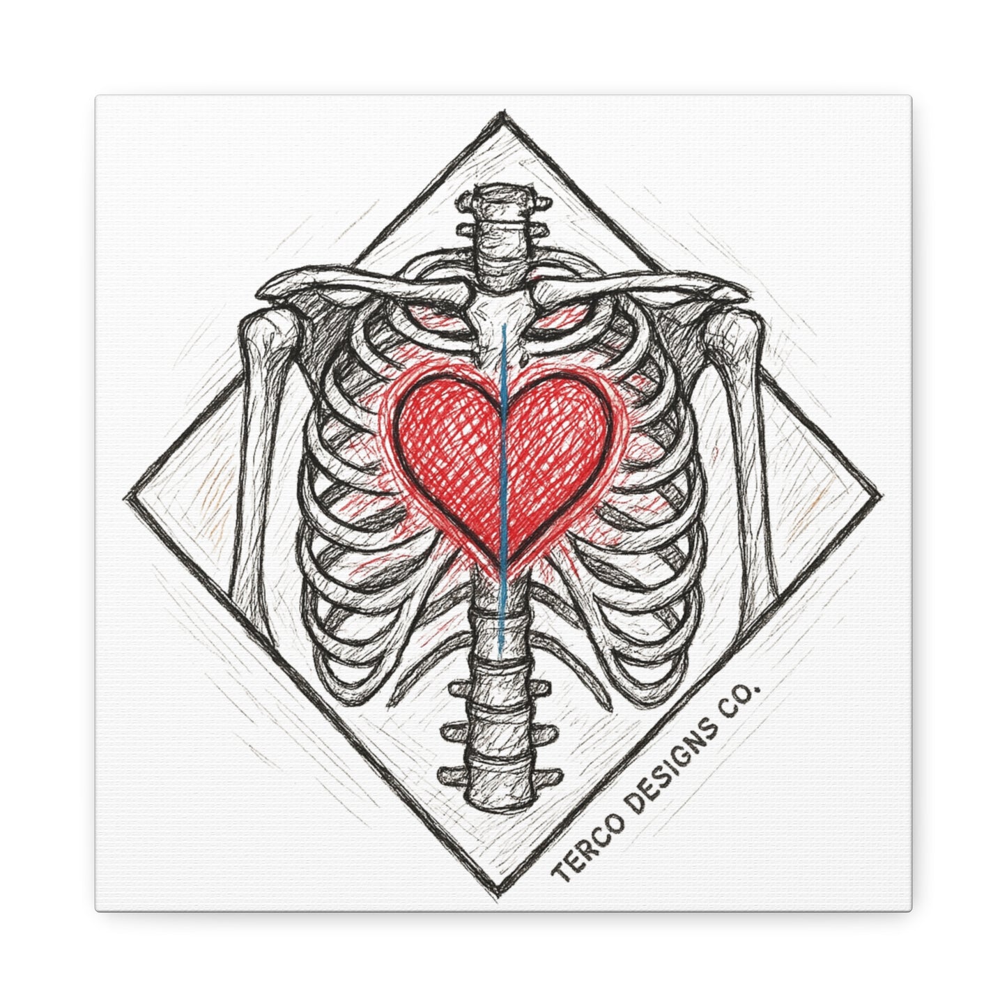 Heart Within Canvas Print