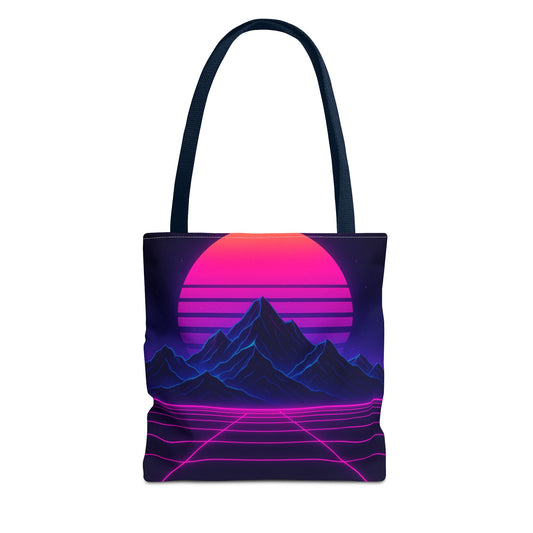 Neon Horizon Tote