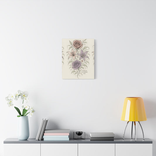 Bloomed Elegance Canvas Print