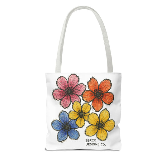 Chromatic Petals Tote