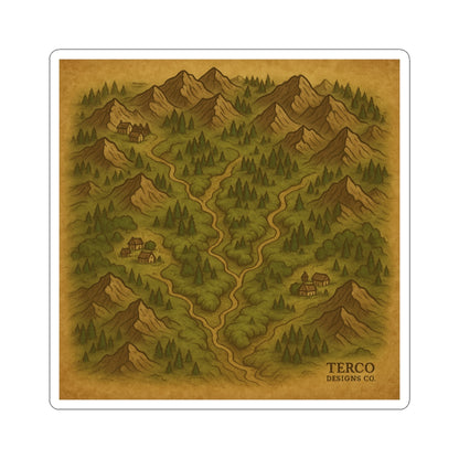 Wanderer’s Map Sticker