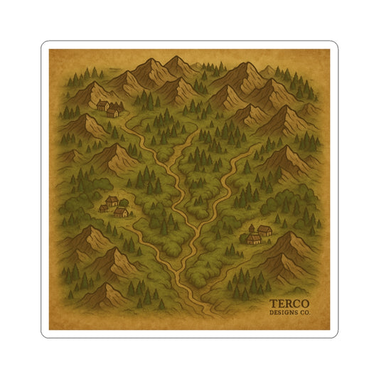 Wanderer’s Map Sticker