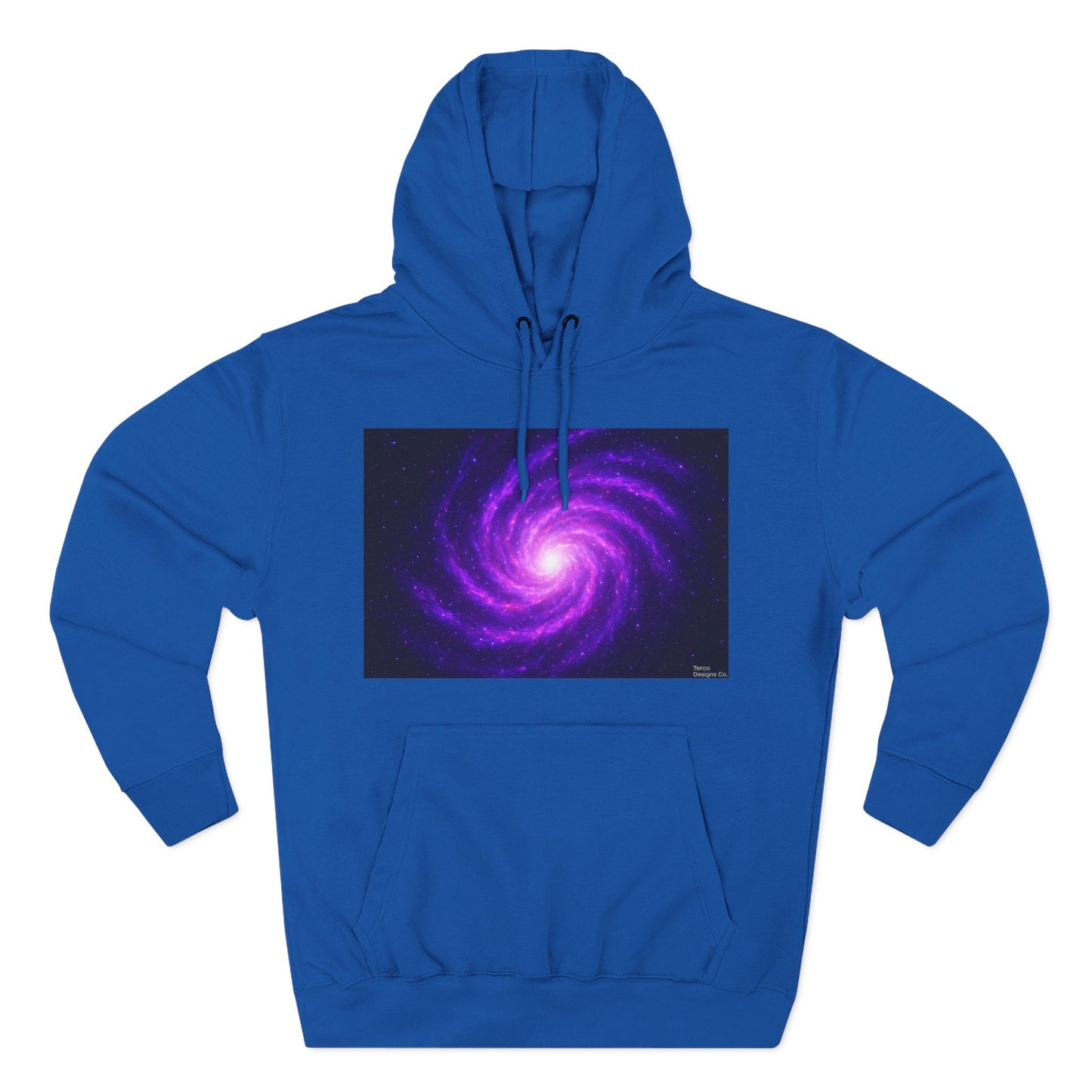 Cosmic Spiral Glow Hoodie