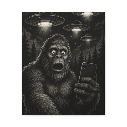 Sasquatch Sighting Canvas Print