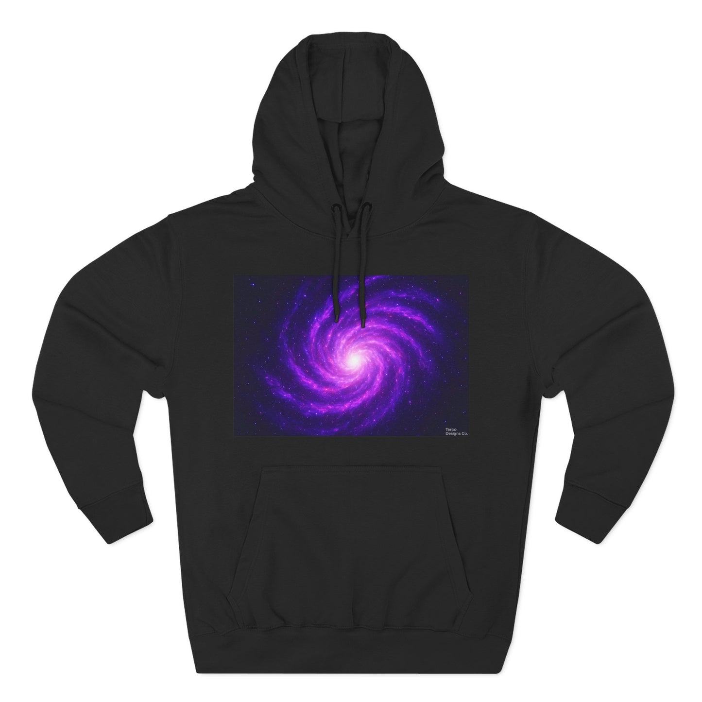 Cosmic Spiral Glow Hoodie