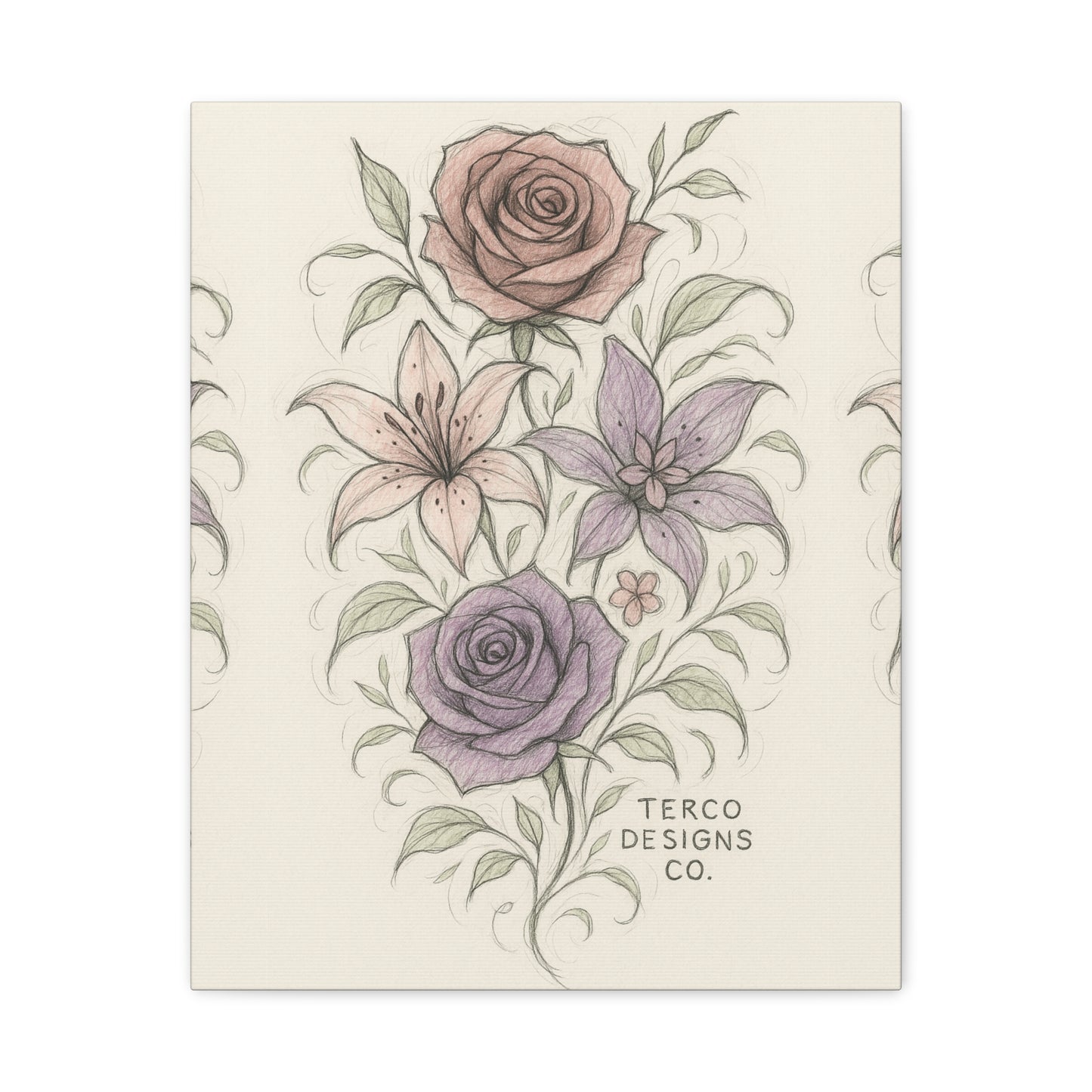 Bloomed Elegance Canvas Print