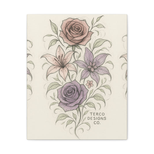 Bloomed Elegance Canvas Print