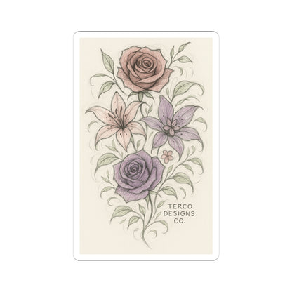 Bloomed Elegance Sticker
