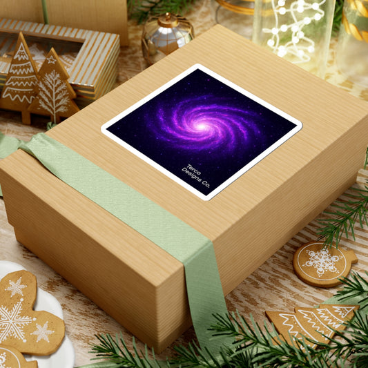 Cosmic Spiral Glow Sticker