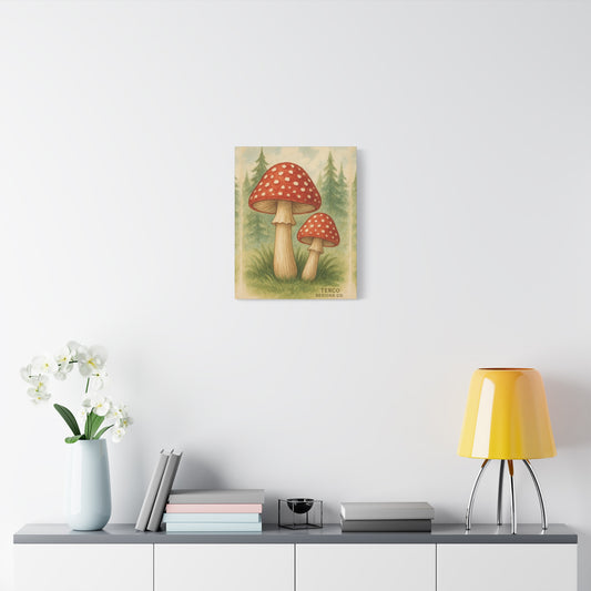 Forest Caps Canvas Print