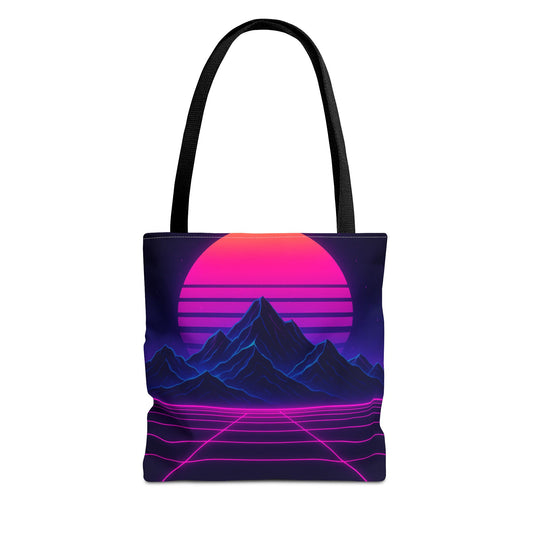 Neon Horizon Tote