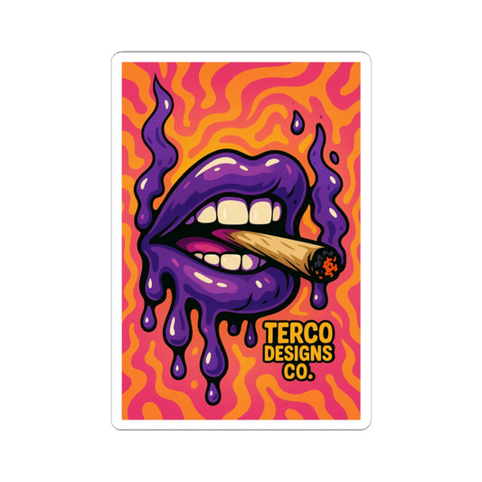 Electric Lips Sticker