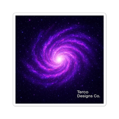 Cosmic Spiral Glow Sticker