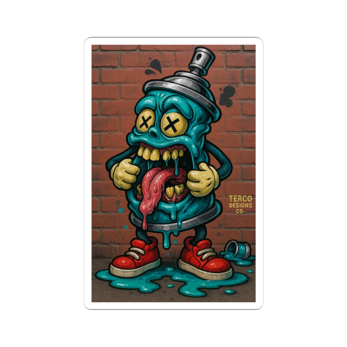 Drip Can Chaos Sticker